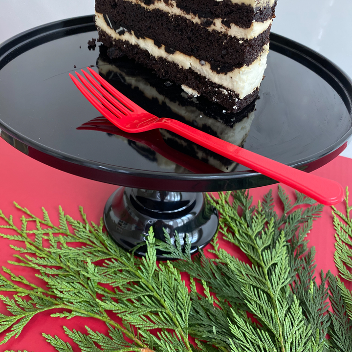 Black Melamine Cake Stand, view 7