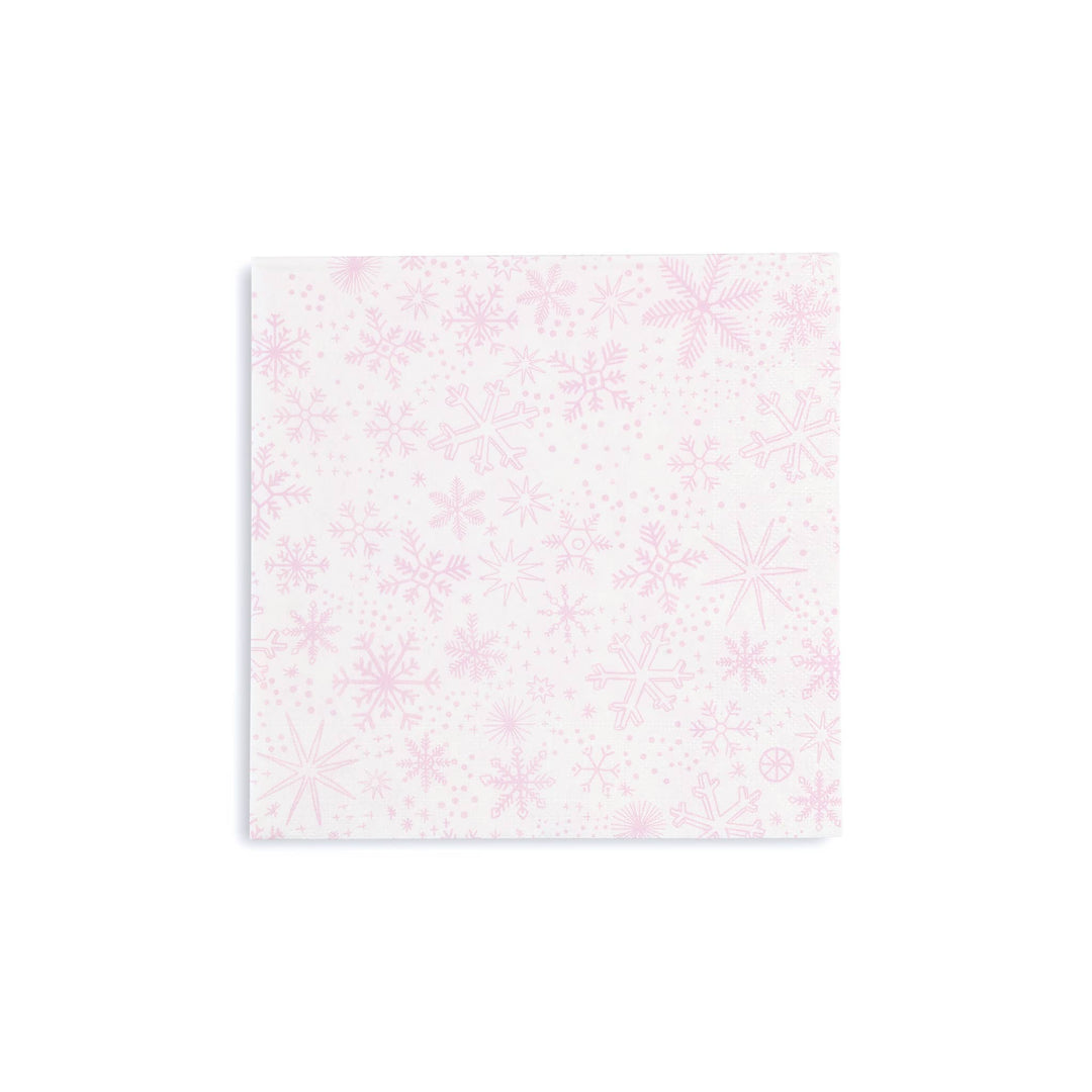 Frosted Snowflake Dinner Napkins