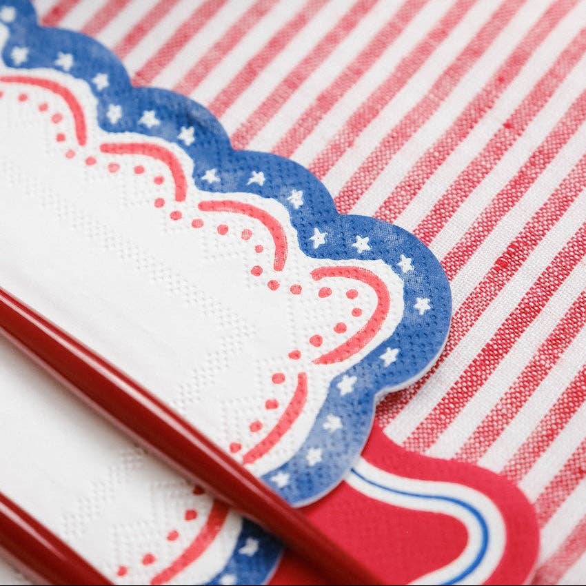 4th of July Patriotic Cocktail Napkin, view 7