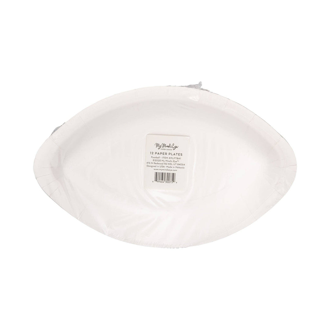 Football Shaped Plates, view 3