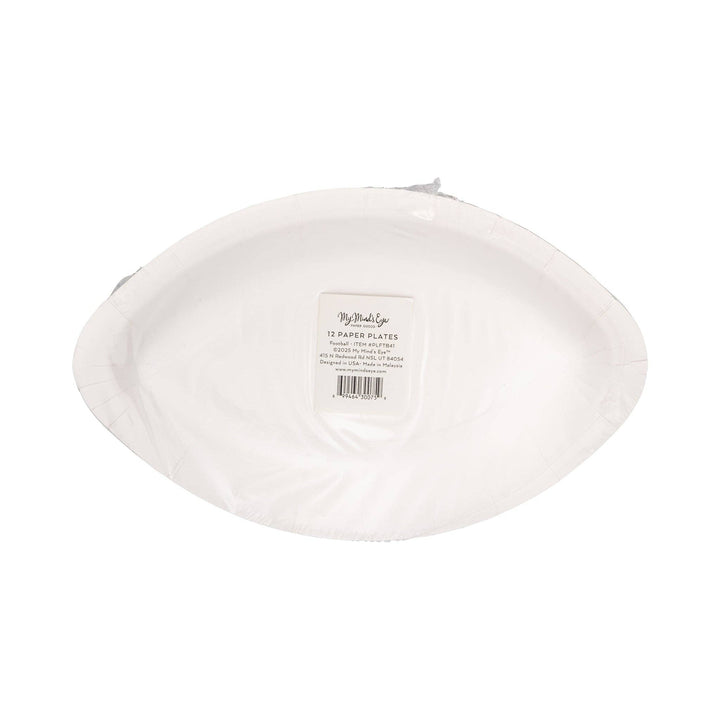 Football Shaped Plates, view 3