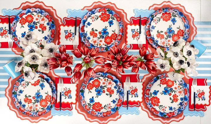 Summer Floral Dinner Plates, view 6