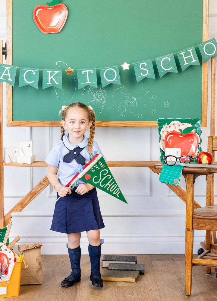 First Day of School Felt Pennant, view 3