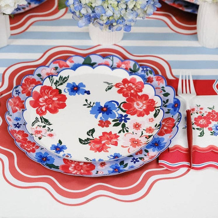 Summer Floral Dinner Plates, view 8