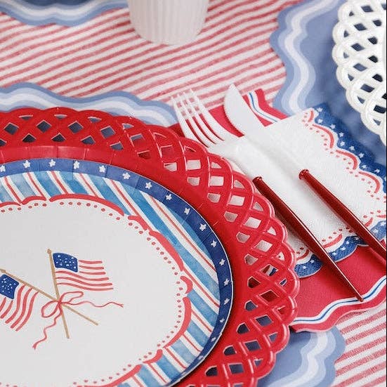 4th of July Patriotic Cocktail Napkin, view 5