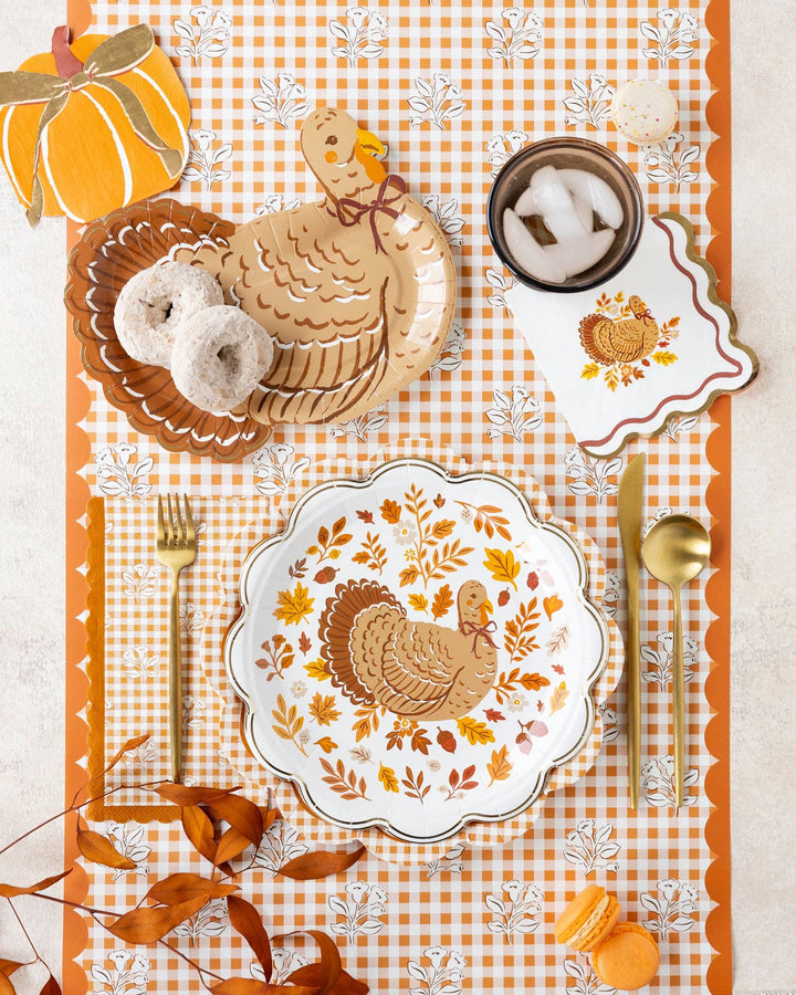 Harvest Turkey Cocktail Napkins, view 2