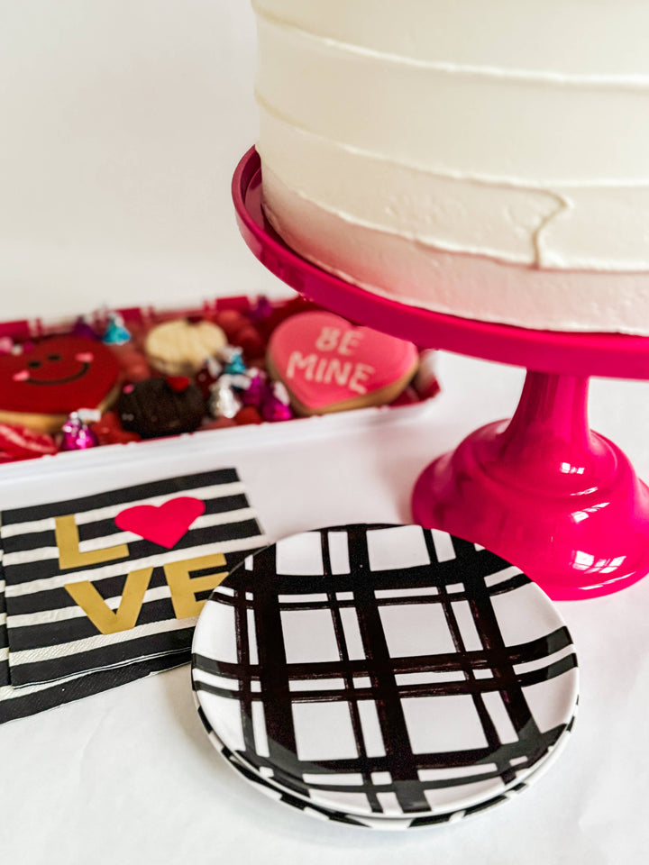 Hot Pink Melamine Cake Stand, view 7