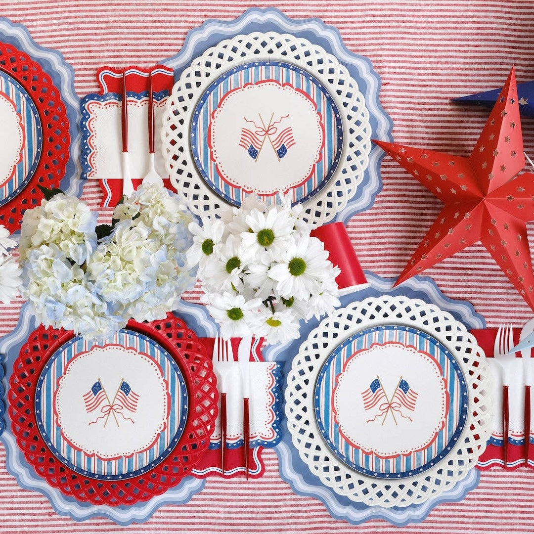 4th of July Patriotic Cocktail Napkin, view 6