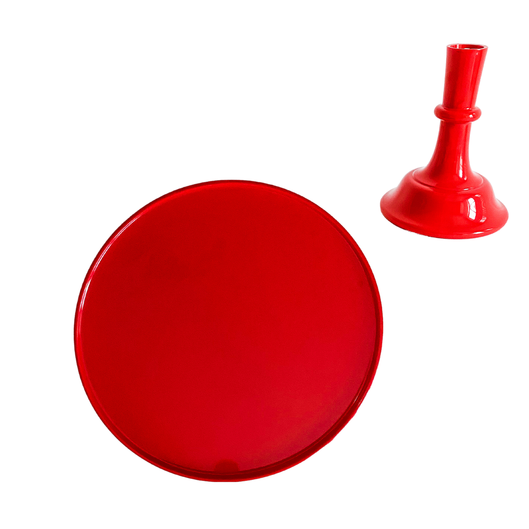 Red Melamine Cake Stand, view 4