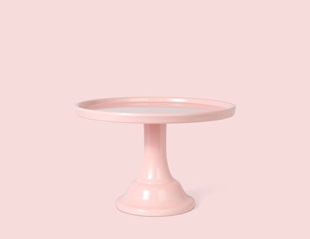 Peony Pink Melamine Cake Stand – Small 8.5"