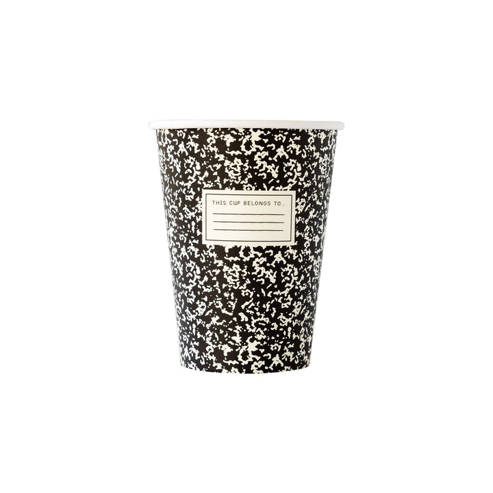 Composition Notebook Party Cups