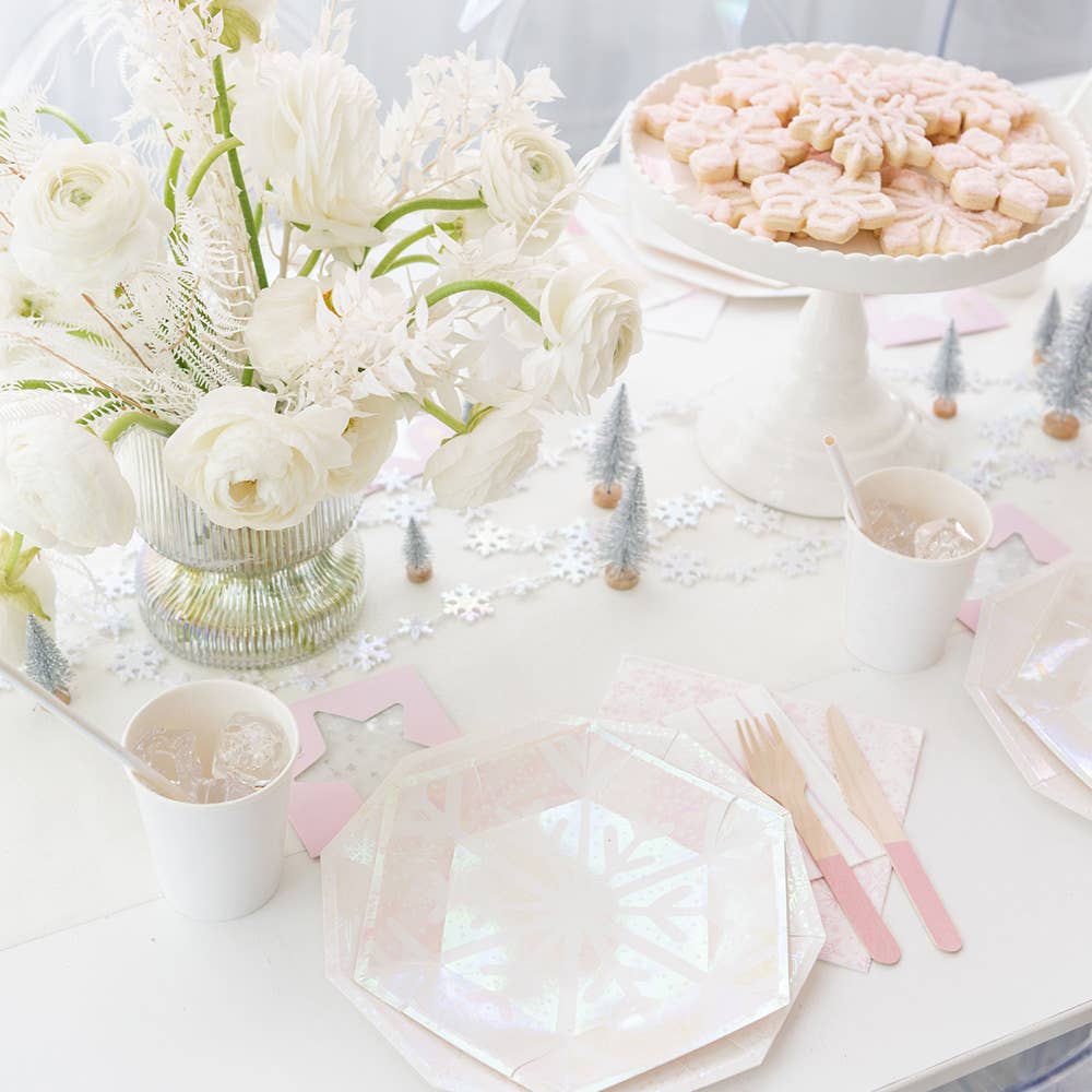 Frosted Snowflake Cups, view 3