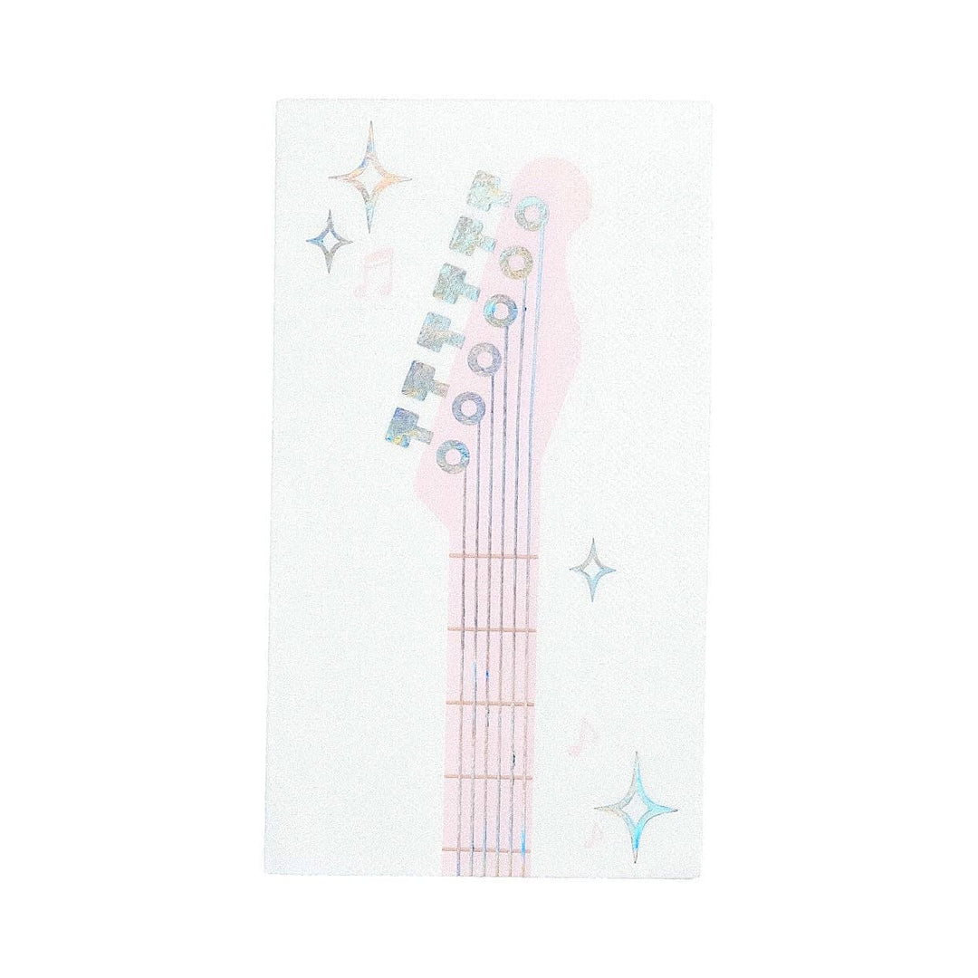 Pop Star Dance Party Guitar Guest Towel