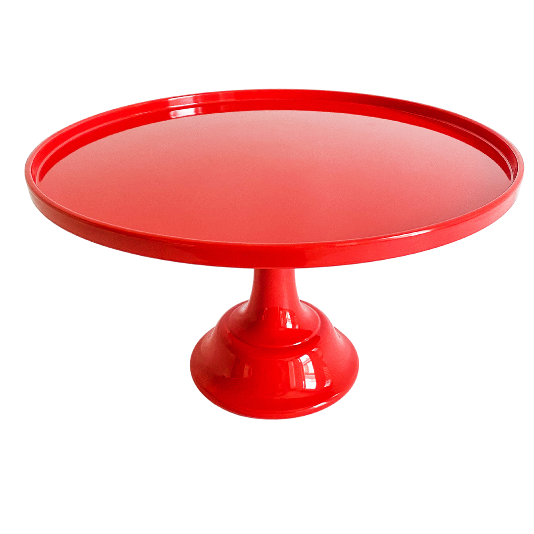 Red Melamine Cake Stand, view 3