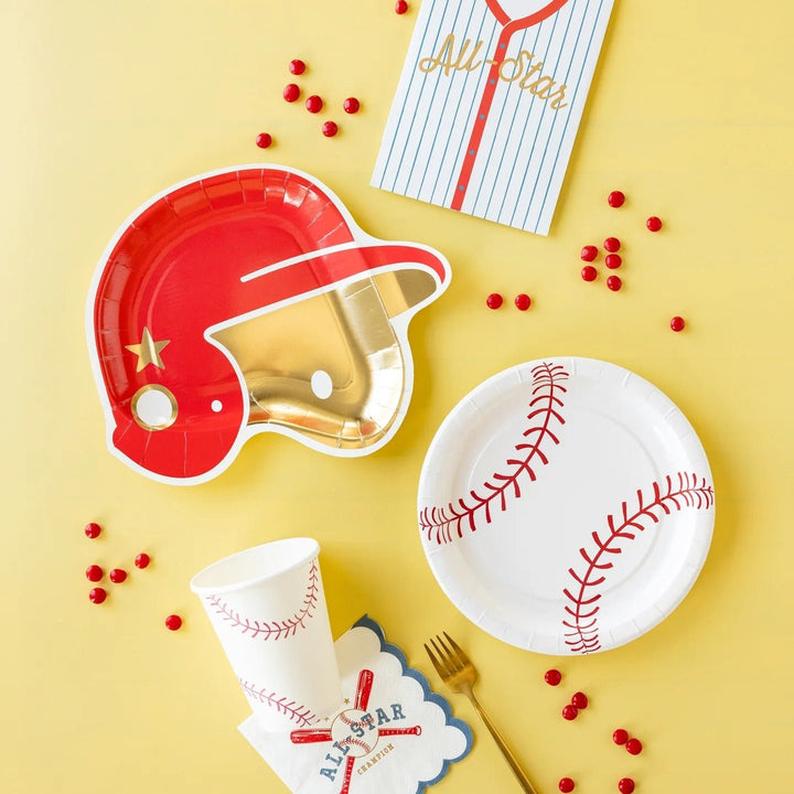 Baseball Paper Cups – 12oz Party Cups for Baseball Birthday or Sports Themed Party (8ct) - Josi James - Cups