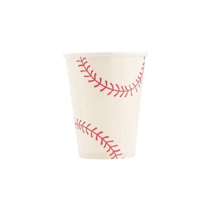 Baseball Paper Cups – 12oz Party Cups for Baseball Birthday or Sports Themed Party (8ct) - Josi James - Cups