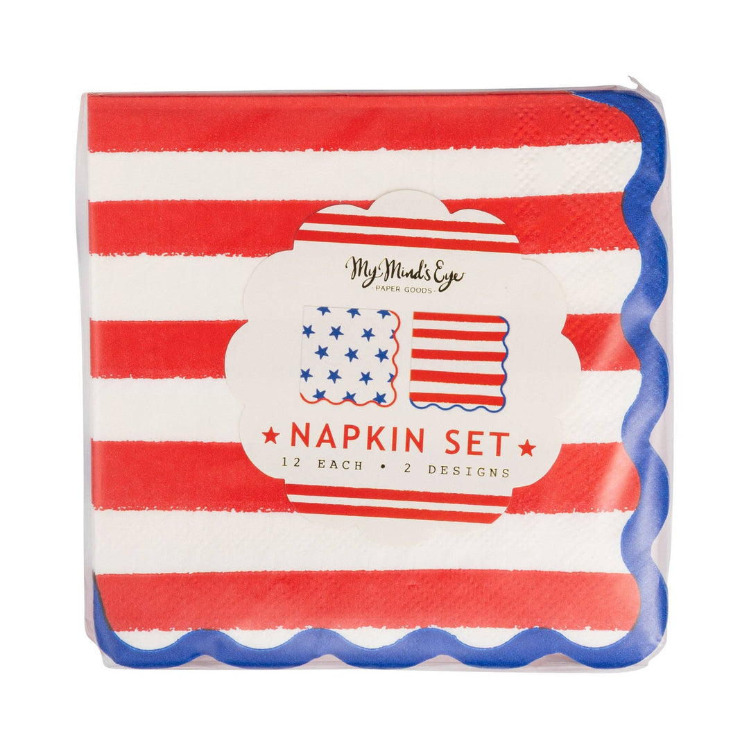 Stars & Stripes Cocktail Napkins, view 3