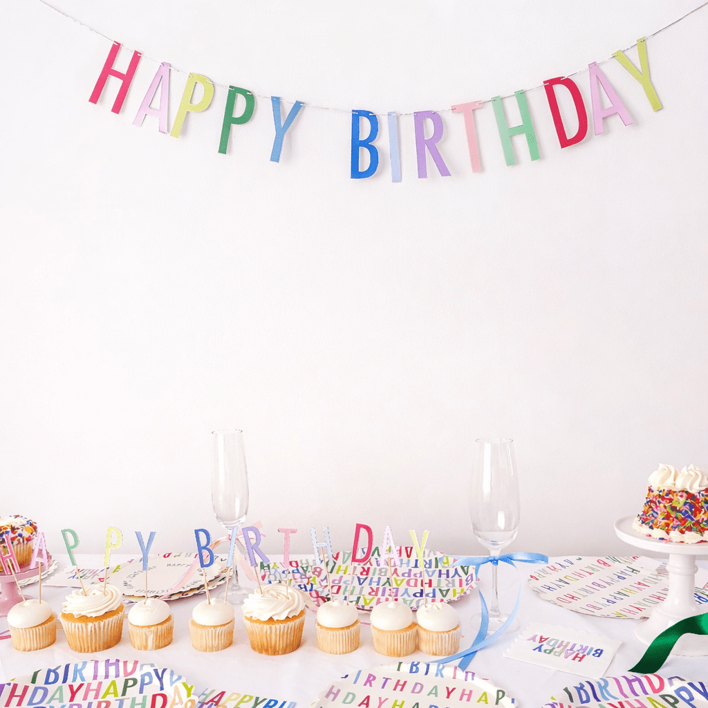 Bright Happy Birthday Banner - Josi James - Banners