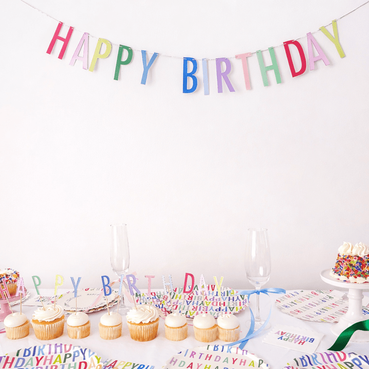 Bright Happy Birthday Banner - Josi James - Banners