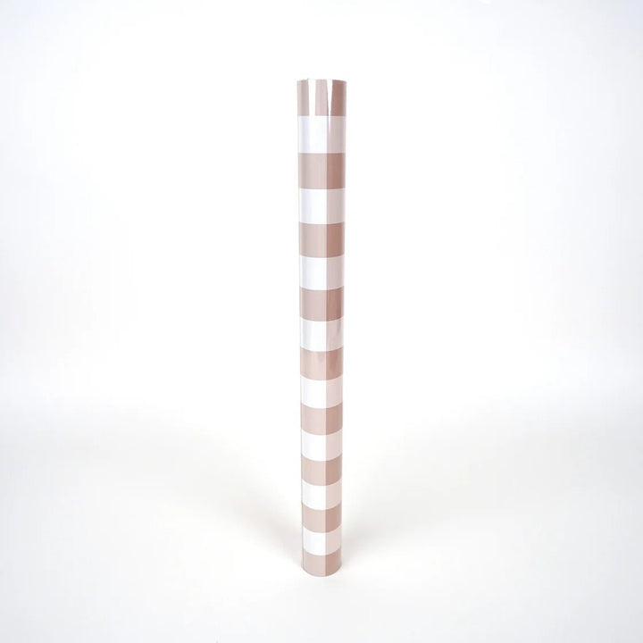Brown Gingham Table Runner – 18" x 120" Disposable Paper Table Runner - Josi James - Table Runner