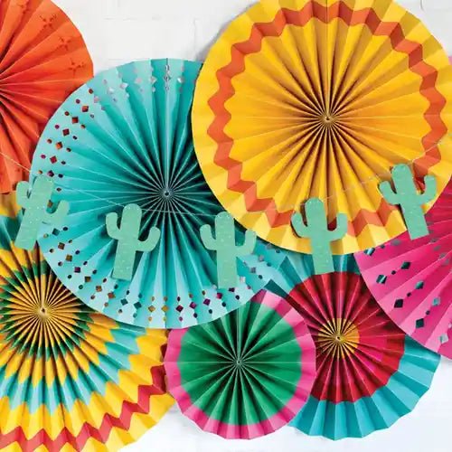 Cactus Fiesta Banner – 6ft Double - Sided Cinco de Mayo Party Garland - Josi James - Banners