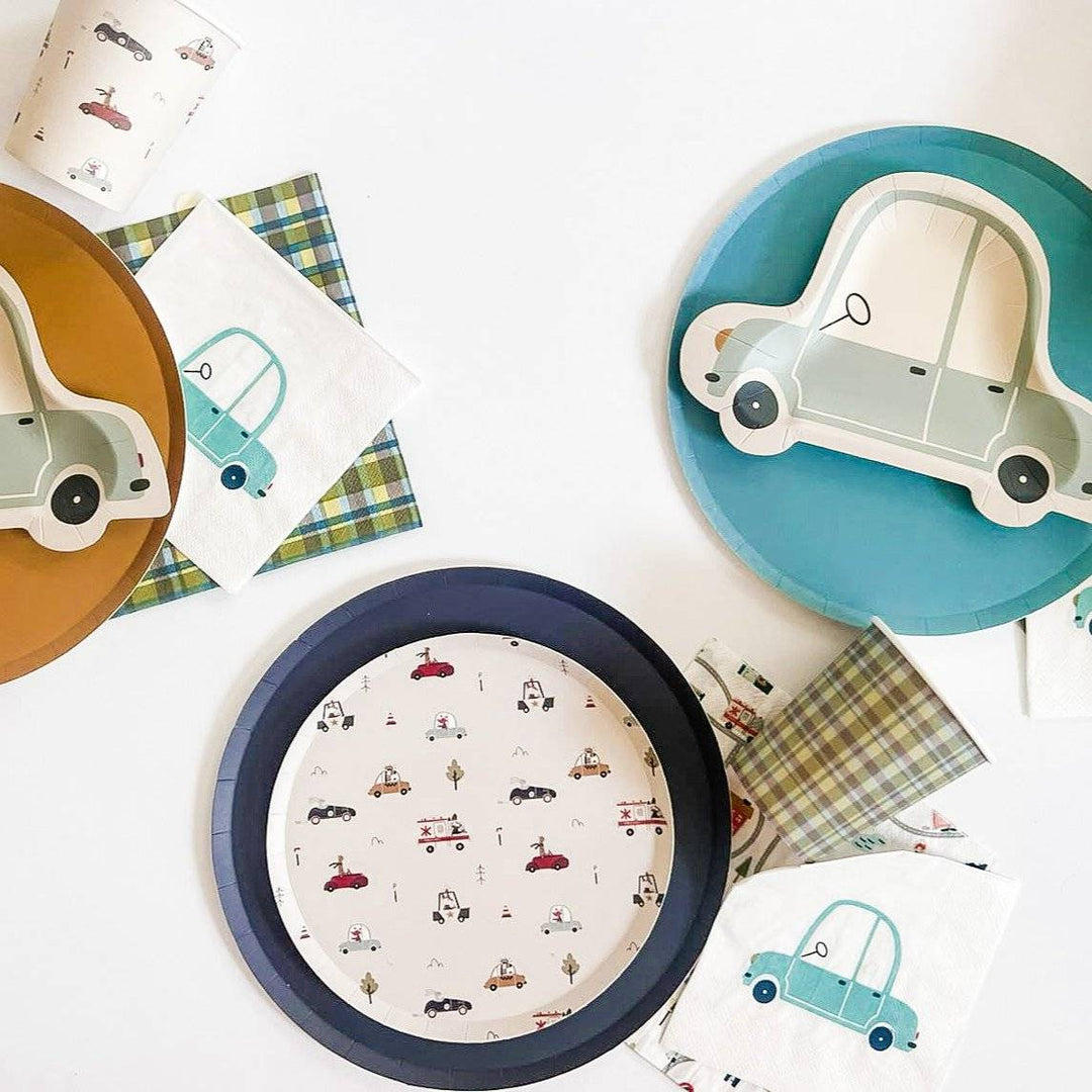 Car Party Tableware Kit - Josi James - product