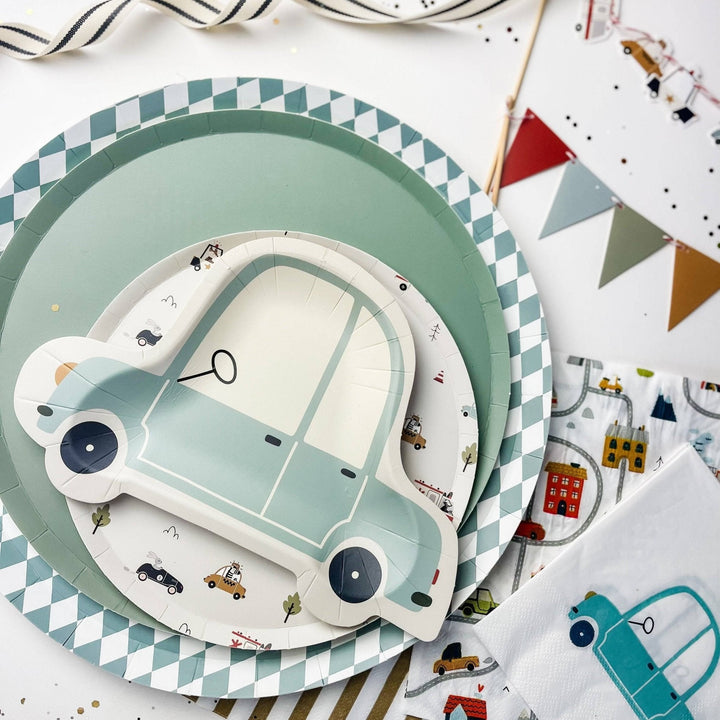 Car Party Tableware Kit - Josi James - product