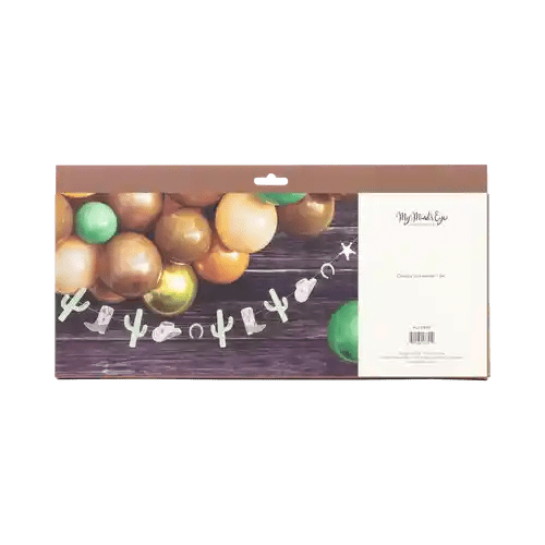 Cowboy Icon Party Banner – Western Birthday Decoration - Josi James - Banners