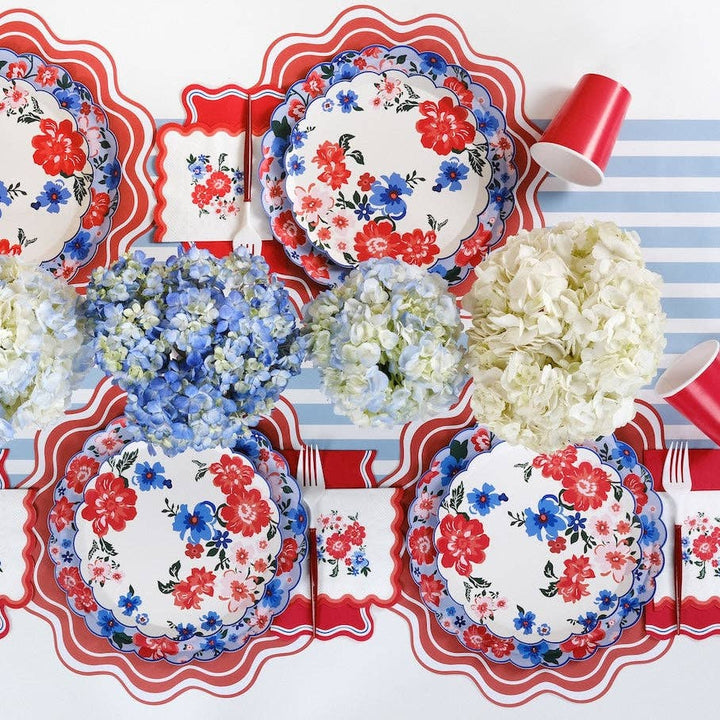 Summer Floral Dinner Plates, view 5