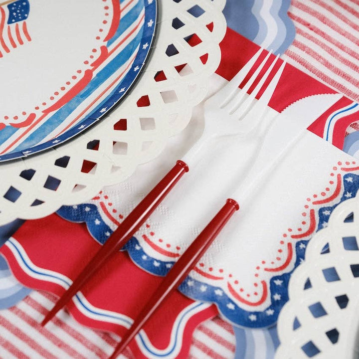 4th of July Patriotic Cocktail Napkin, view 2