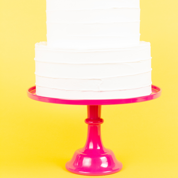 Hot Pink Melamine Cake Stand, view 3