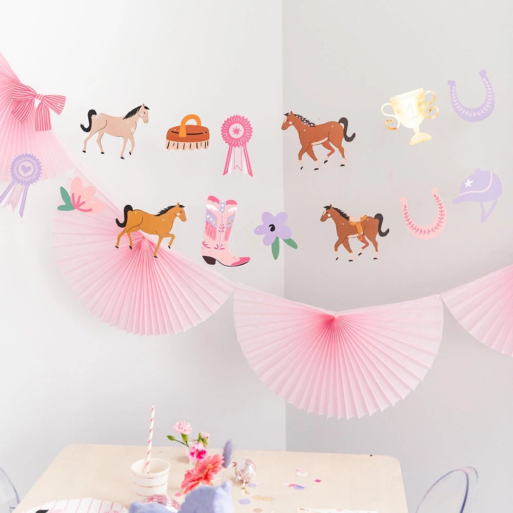 Equestrian Cowgirl Garland | Pony Party Decor - Josi James - Garland