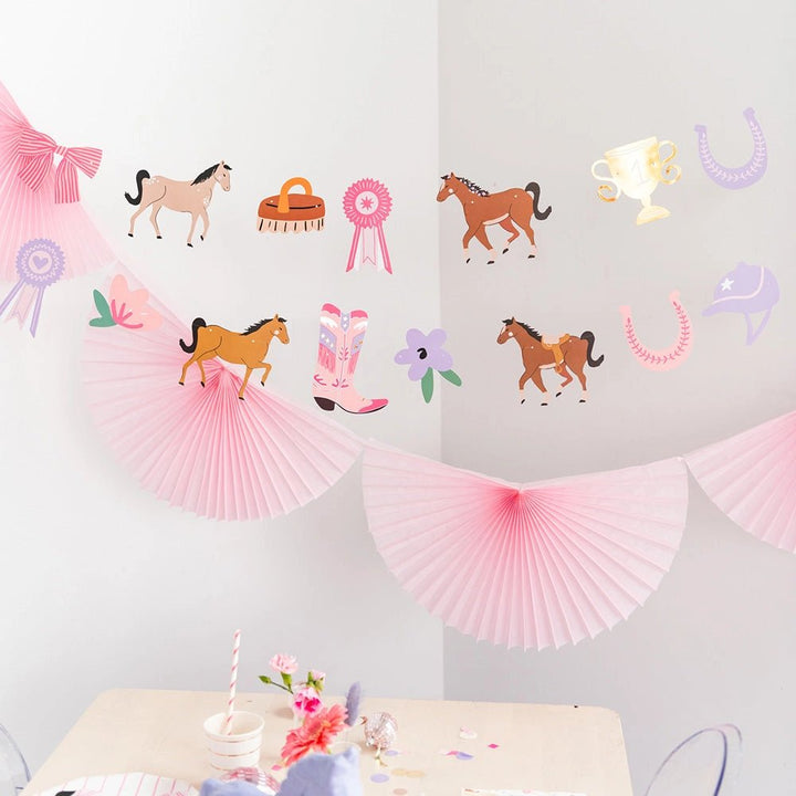 Equestrian Cowgirl Garland | Pony Party Decor - Josi James - Garland