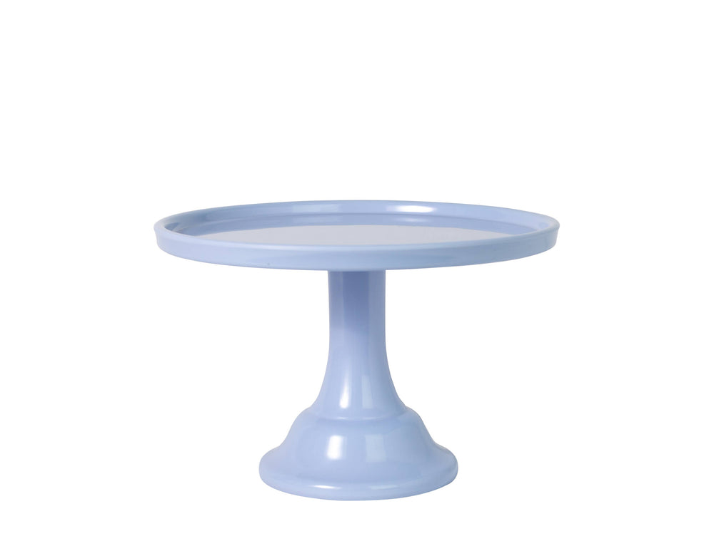 Powder Blue Melamine Cake Stand, Small 8.5 inch, view 2
