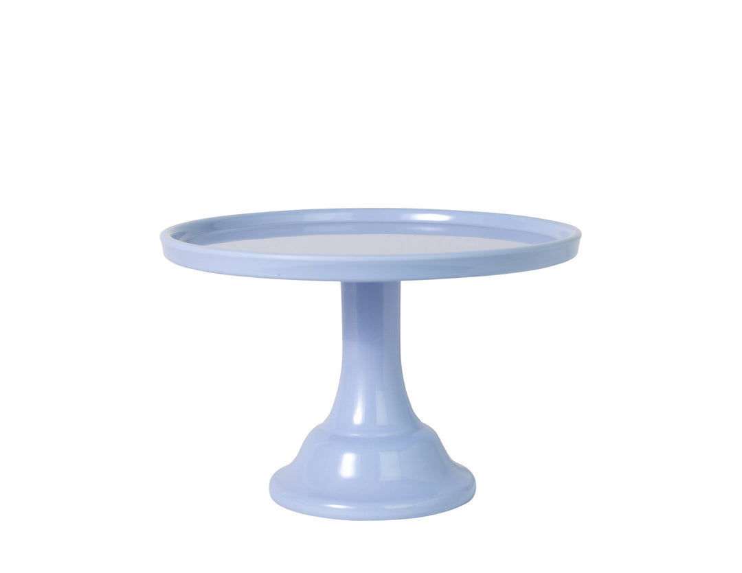 Powder Blue Melamine Cake Stand, Small 8.5 inch, view 2