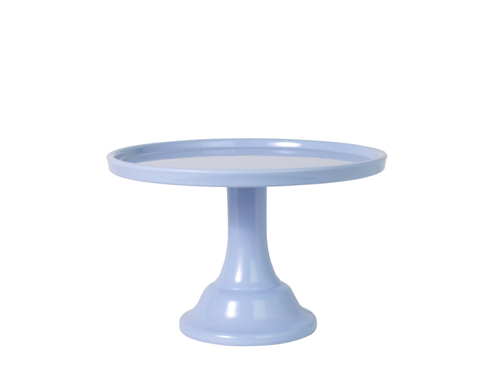 Powder Blue Melamine Cake Stand, Small 8.5 inch, view 2