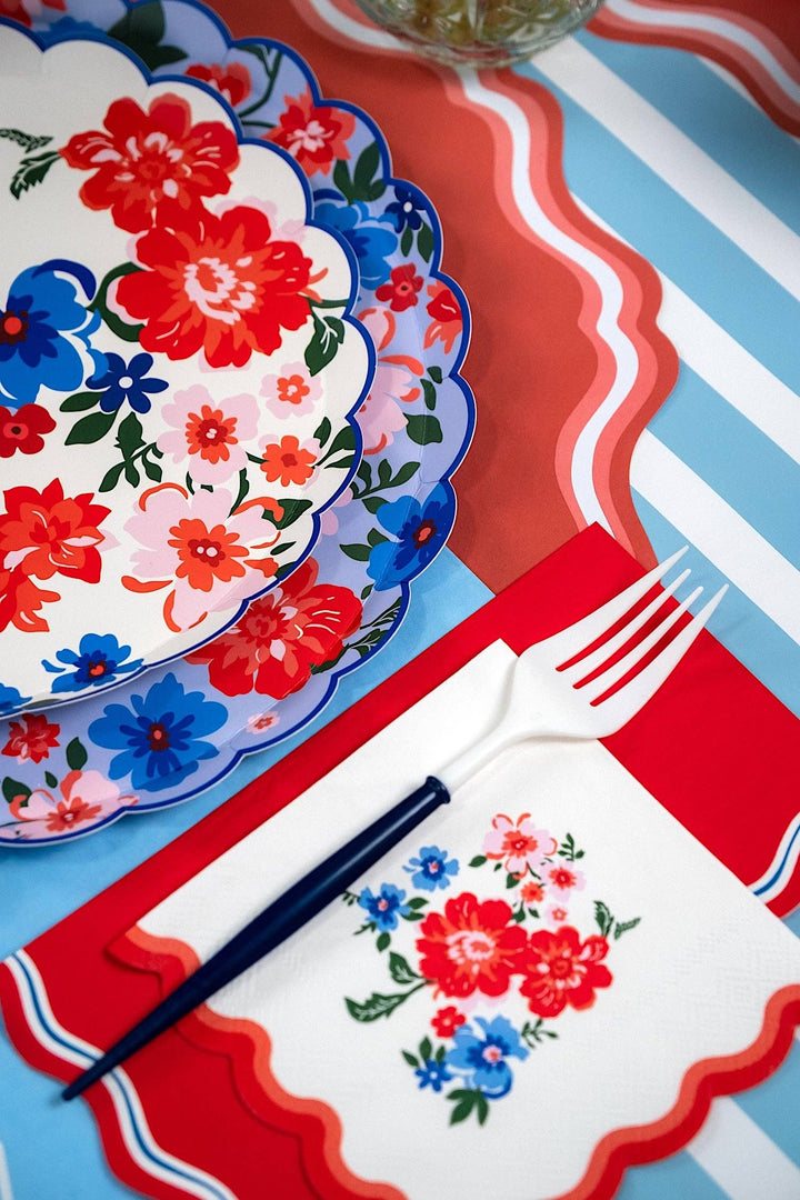 Summer Floral Dinner Plates, view 9