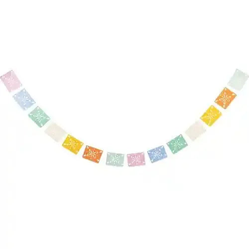 Fiesta Papel Picado Banner – 10ft Colorful Mexican Party Garland