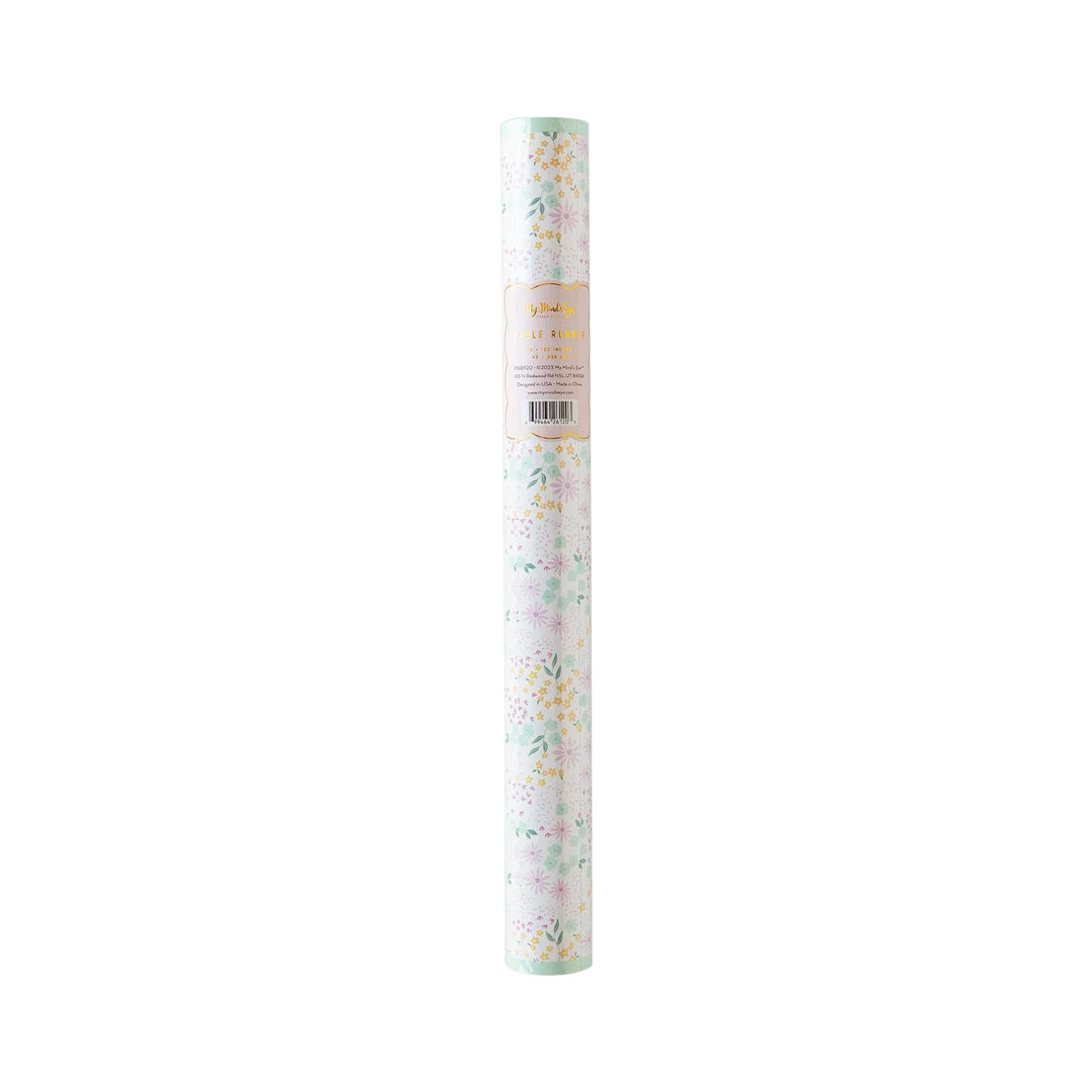 Floral Pastels Spring Table Runner – Pastel 16" x 120" - Josi James - Table Runner