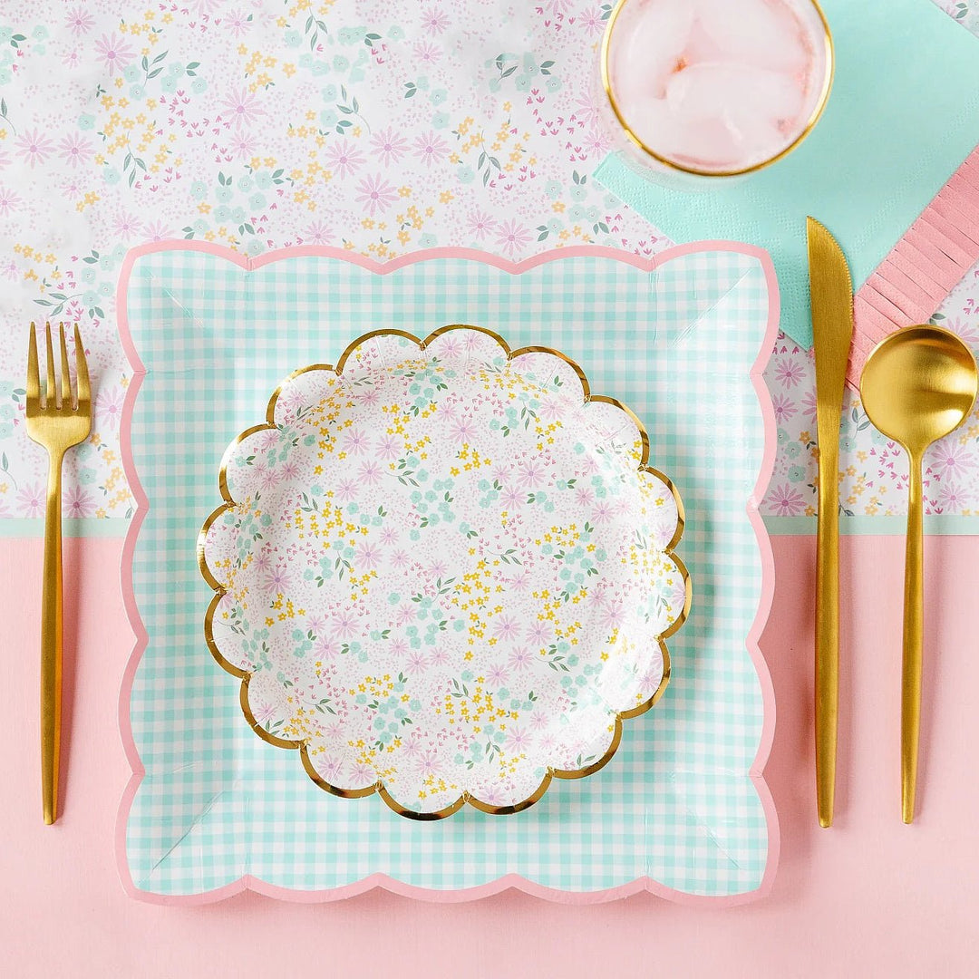 Floral Pastels Spring Table Runner – Pastel 16" x 120" - Josi James - Table Runner