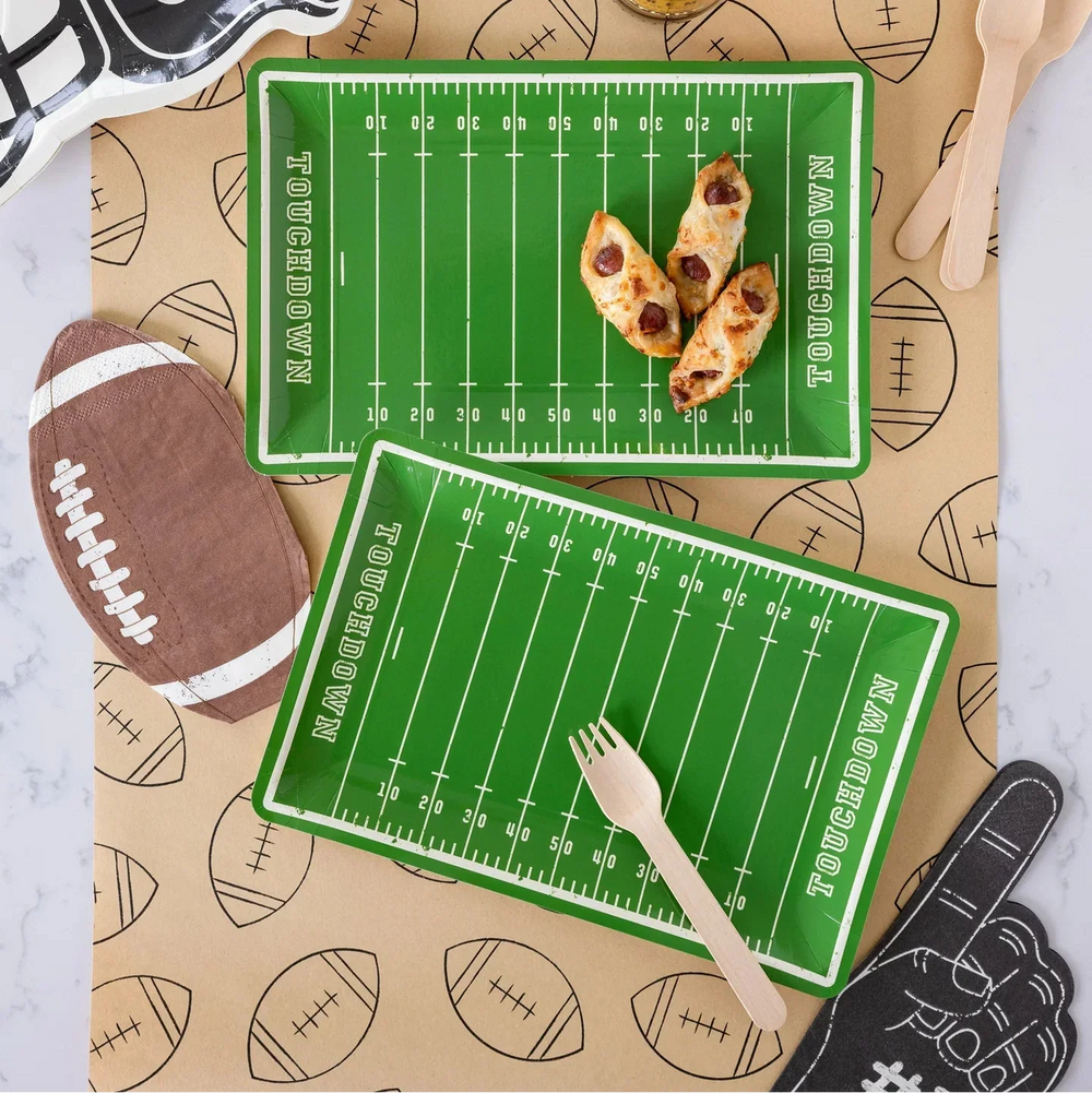 Foam Finger Shaped Napkins – 4" x 7.75" Football Party Napkins for Game Day & Tailgates (24ct) - Josi James - Die Cut Napkin