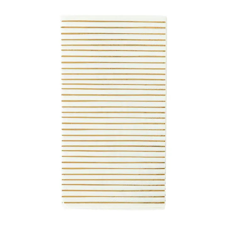 Gold Stripe Dinner Napkin