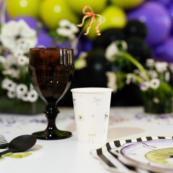 Halloween Drink Stir Sticks – Acrylic Cocktail Stirrers with Charms (6 Pack) - Josi James - 