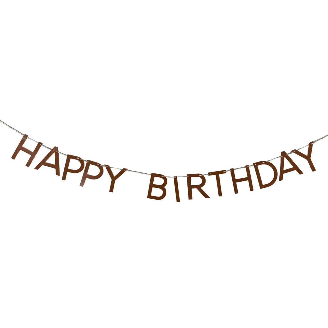 Happy Birthday Banner Neutral - Josi James - Banners