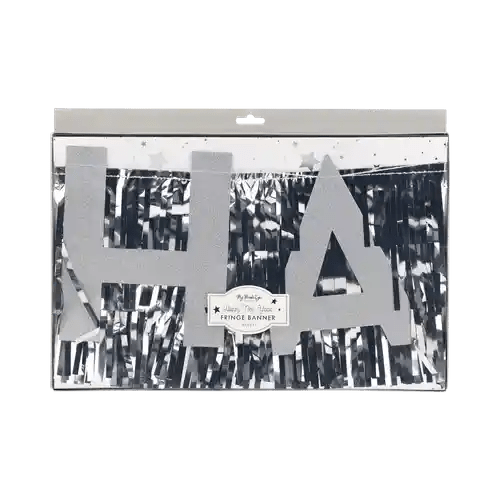 Happy New Year Fringed Banner - Josi James - Banners