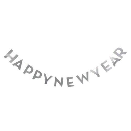 Happy New Year Fringed Banner, view 4