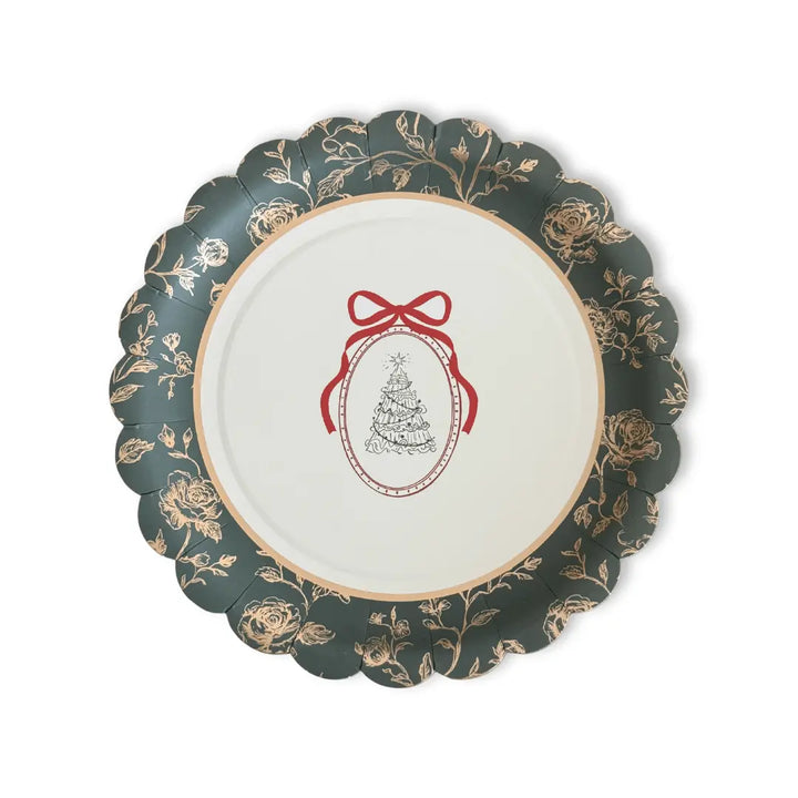 Hearth & Holly Vintage Floral Dessert Plates