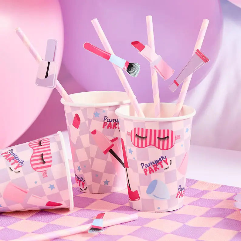 Makeup Paper Straws-16 pcs, view 2