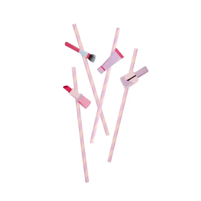 Makeup Paper Straws-16 pcs