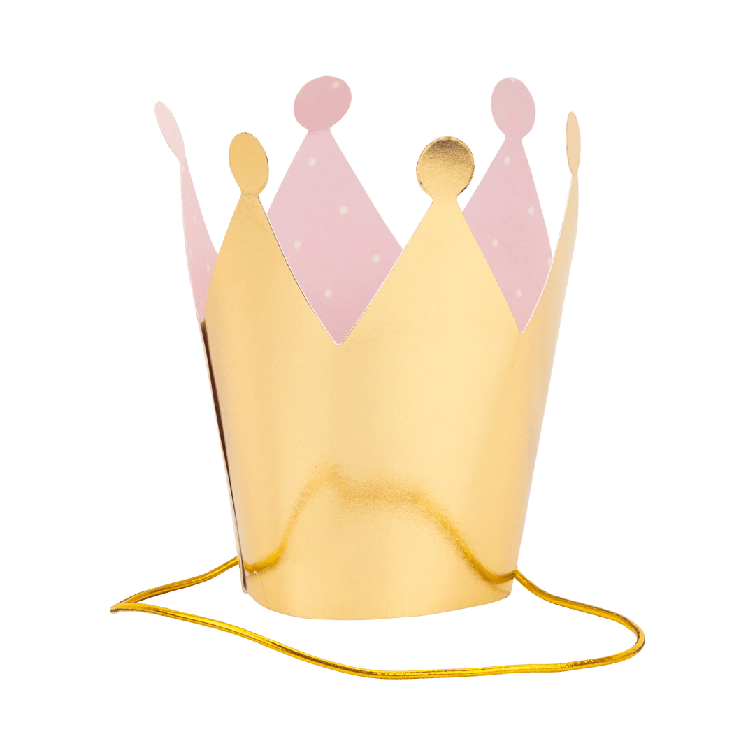 Princess Crown Decorating Kit – 8 Adjustable Crowns with Stickers - Josi James - Party Hats